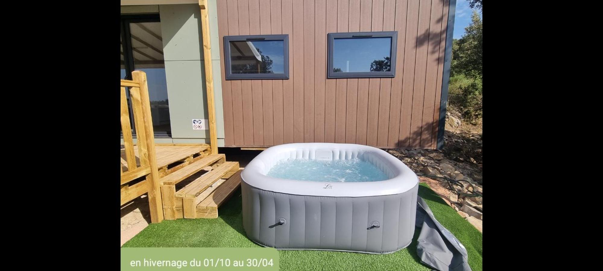 Charmant Et Spacieux Mobil Home Rocbaron Exterior foto